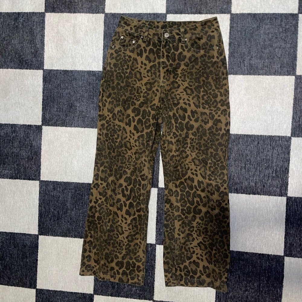 Cheetah Print Jeans